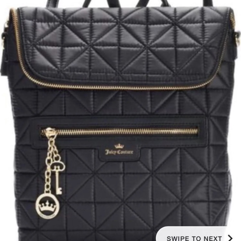 NWT Juicy Couture Quilted Mini Backpack